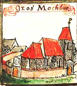 Gross Mochbar - Kościół, widok ogólny